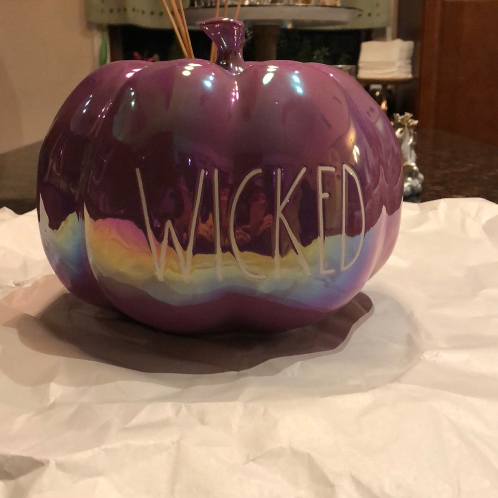 Rae Dunn iridescent pumpkin